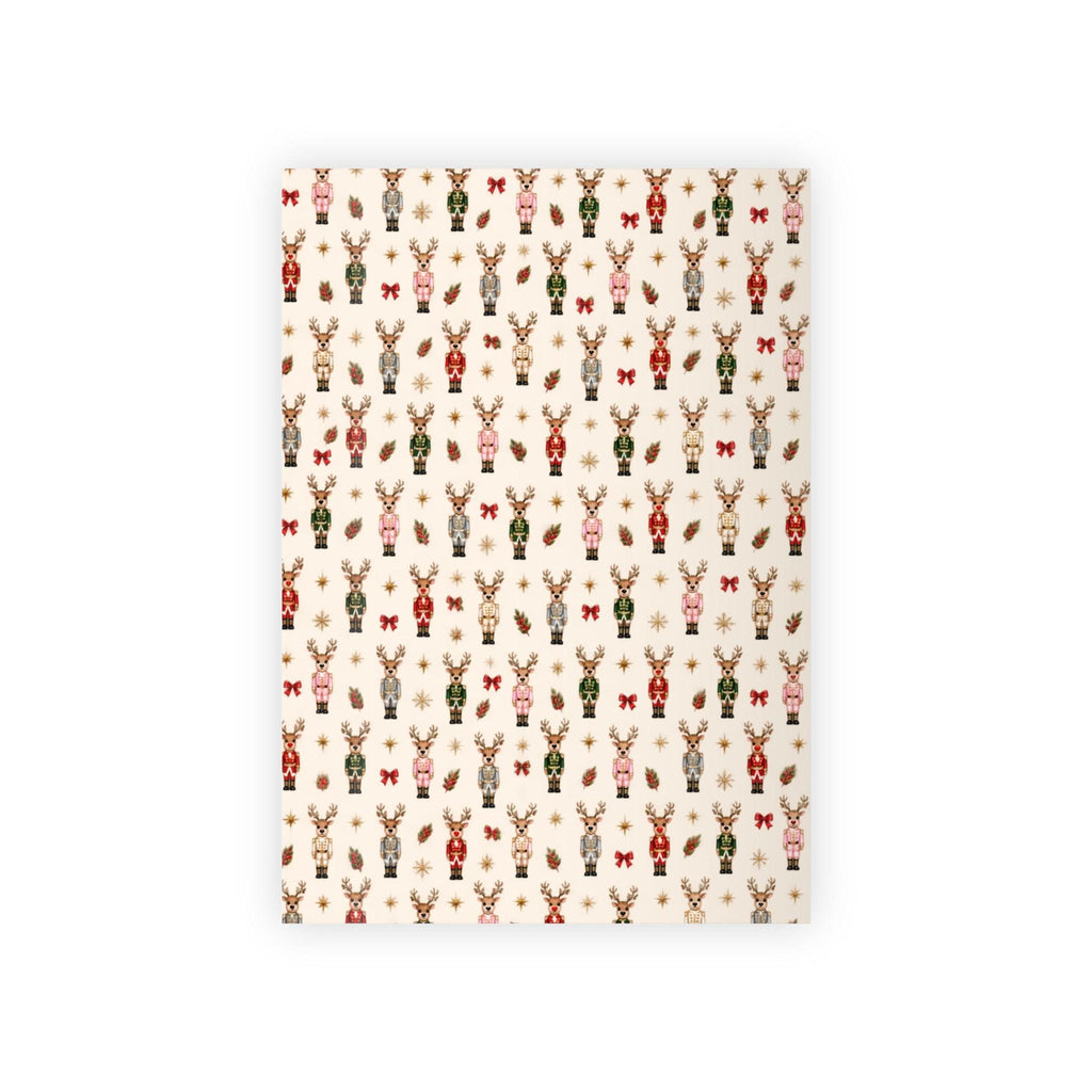 Wrapping Paper Roll Nutcracker Reindeer— Customizable 'Print It Your Way' Gift Wrap