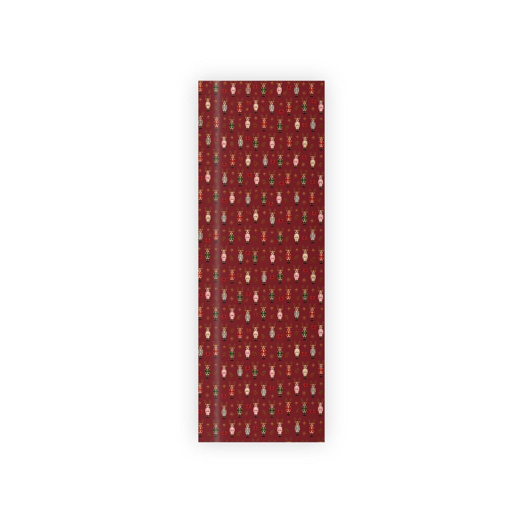 Wrapping Paper Roll Nutcracker Reindeer— Customizable 'Print It Your Way' Gift Wrap